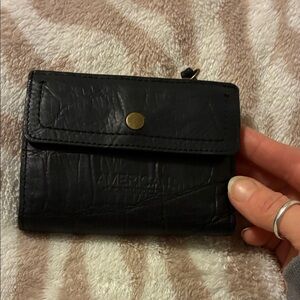 American Leather Co. Black Leather Wallet